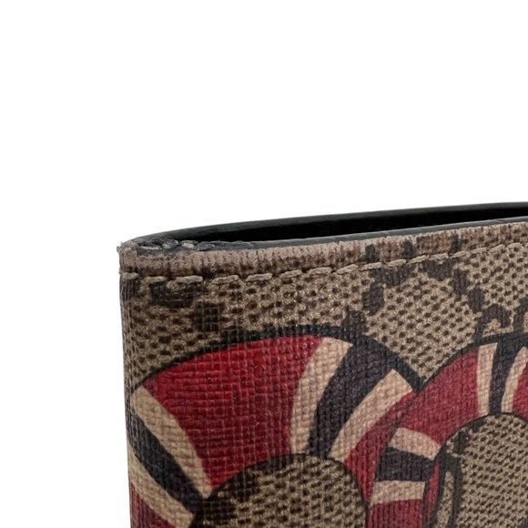 Gucci King Snake Monogram Bifold Wallet - Picture 8 of 9
